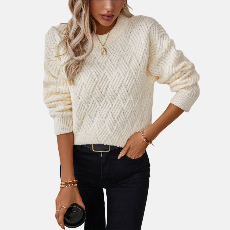 Carole - Pull De Couleur Unie