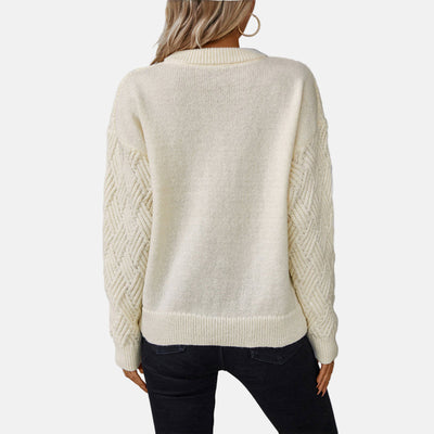 Carole - Pull De Couleur Unie